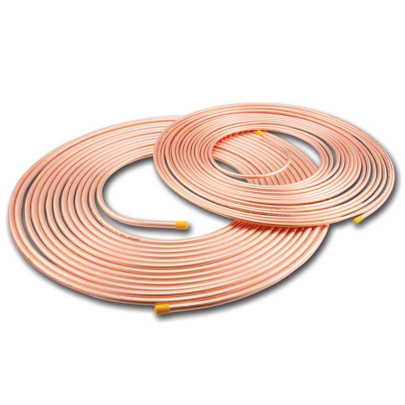 Annealed soft drawn copper coils