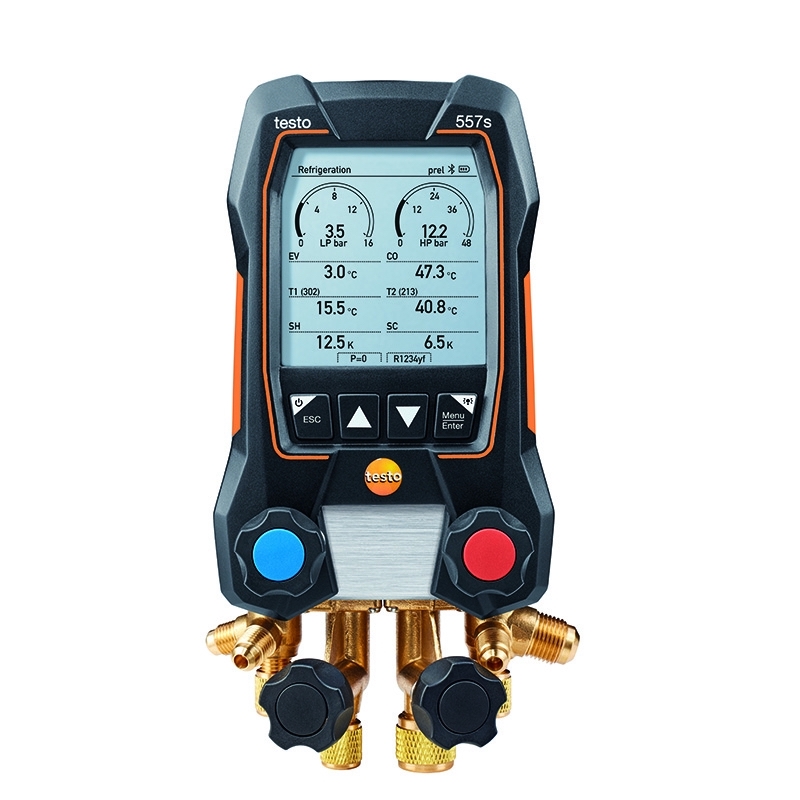  Testo 557s Digital Manifold 4-Way with Bluetooth